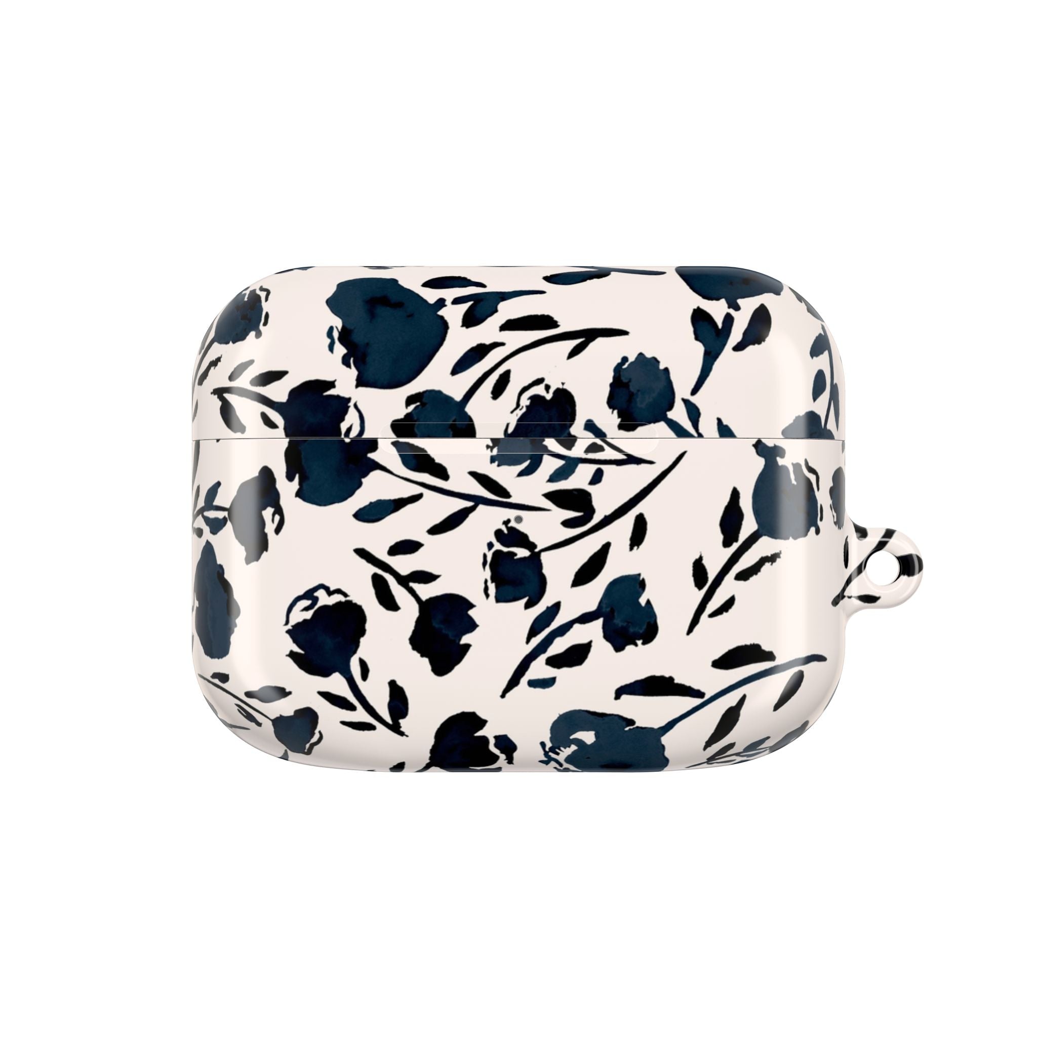 Midnight Meadow | Navy Floral Print AirPods Case