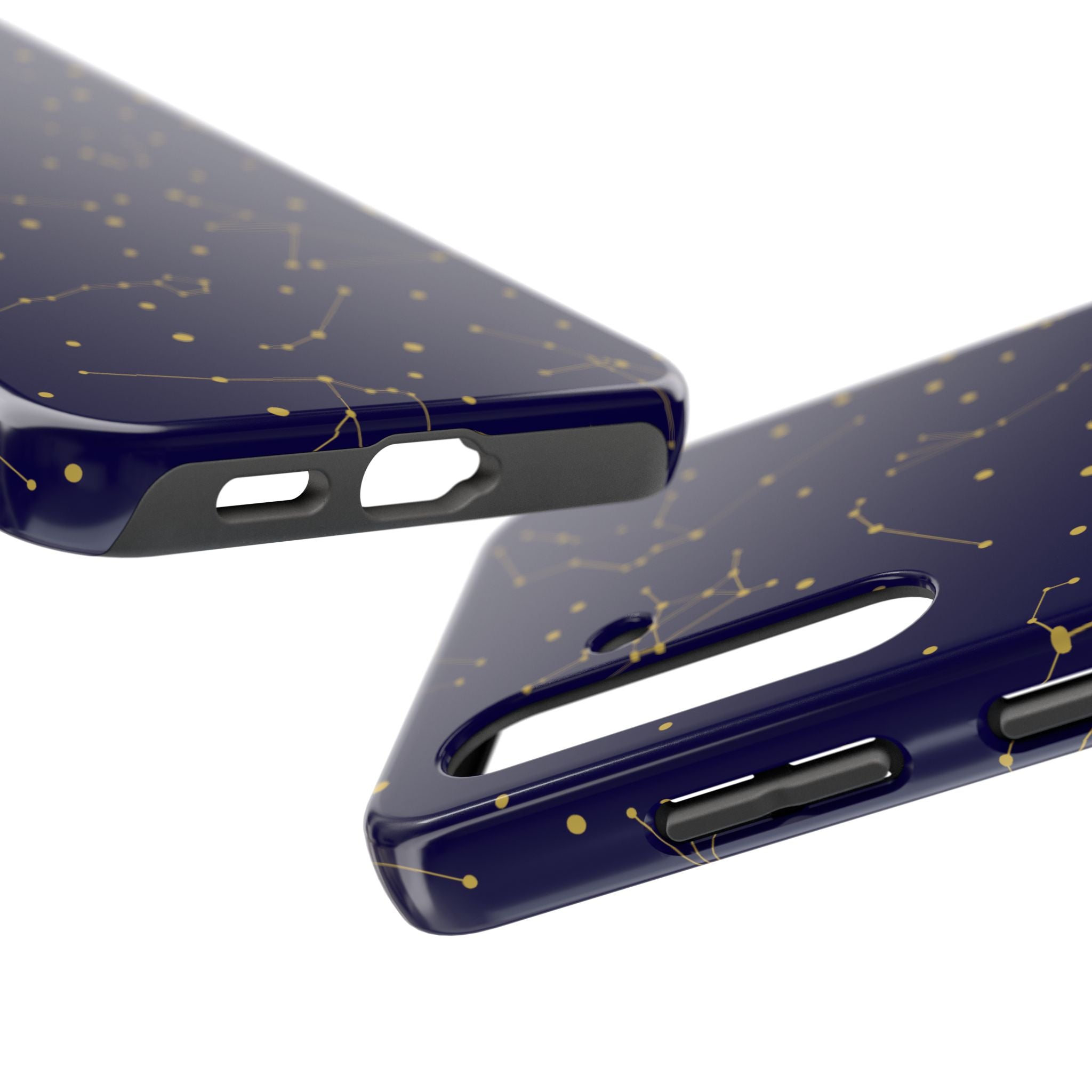 Maroon & Blush Striped Tough Phone Case — Durable Protective iPhone Cover