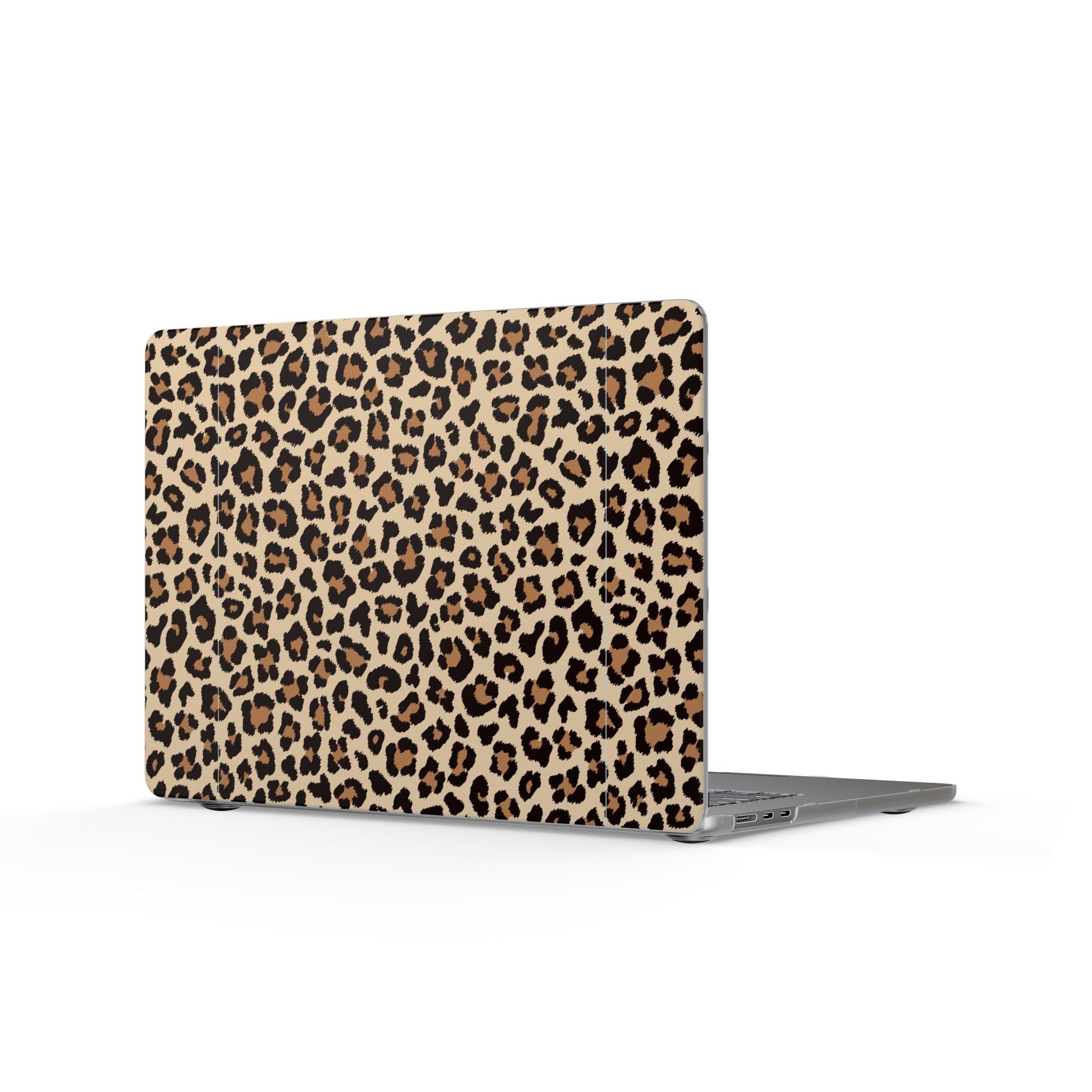 Leopard Hour | Neutral Leopard Print Laptop Sleeve