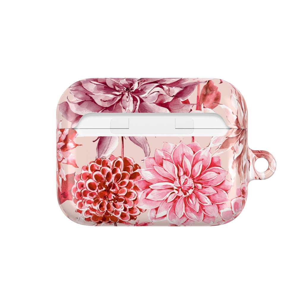 Petal Devotion | Blush Dahlia Floral AirPods Case