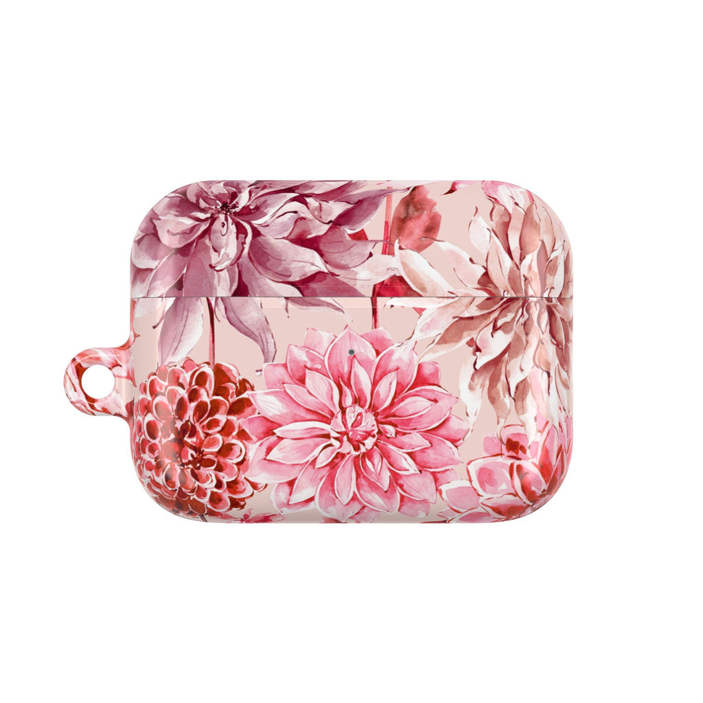Petal Devotion | Blush Dahlia Floral AirPods Case