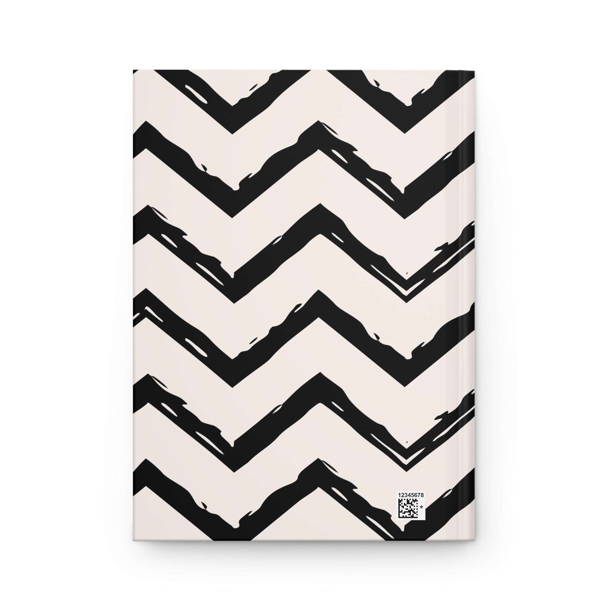 Zig Zag Edit | Black & Cream Chevron Journal