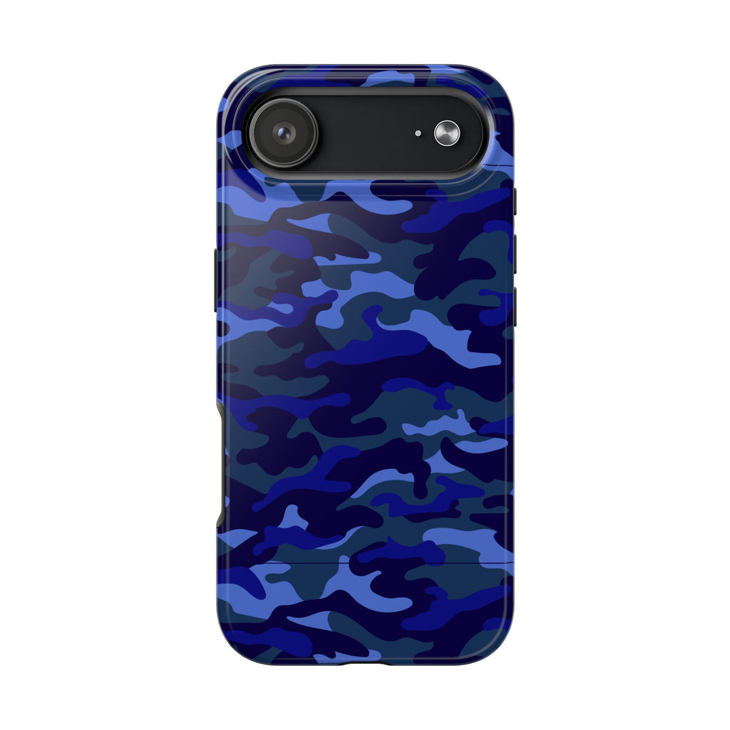Maroon & Blush Striped Tough Phone Case — Durable Protective iPhone Cover