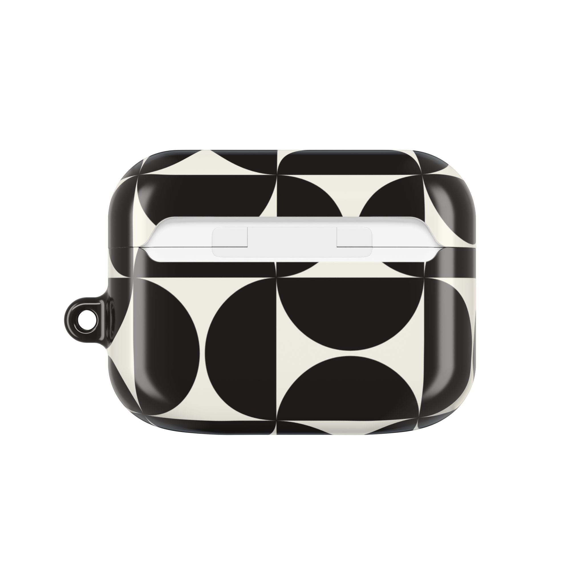 Noir Mod | Black Geometric Retro AirPods Case