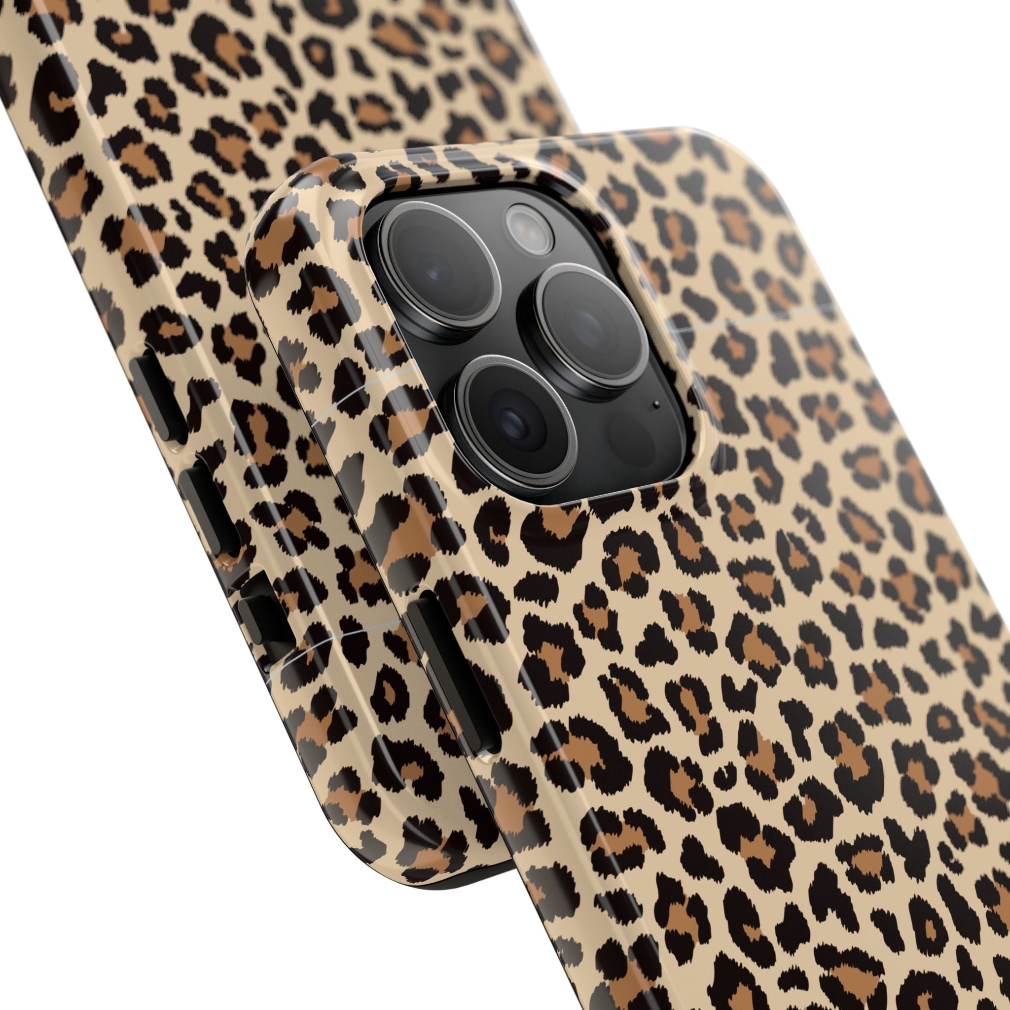 Leopard Hour | Neutral Leopard Print Tough Phone Case