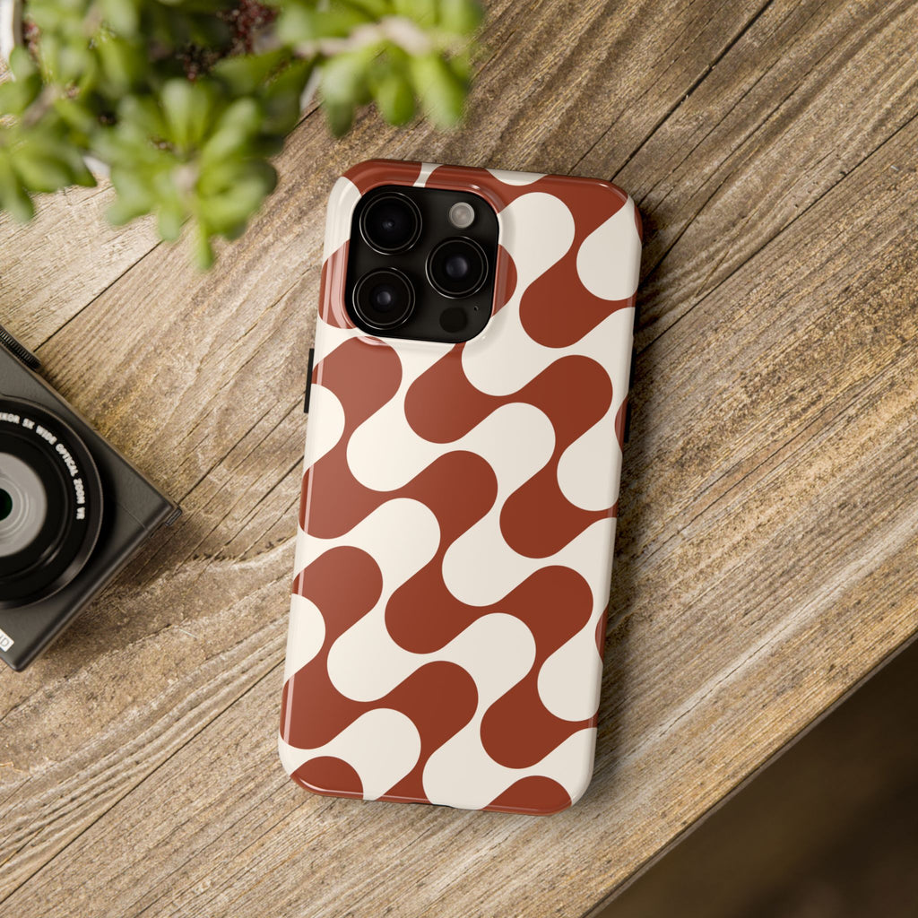 Terra Flow | Rust Abstract Mod Tough Phone Case