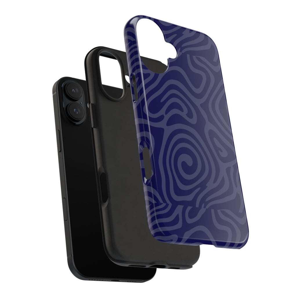 Indigo Swirl | Tough Phone Case
