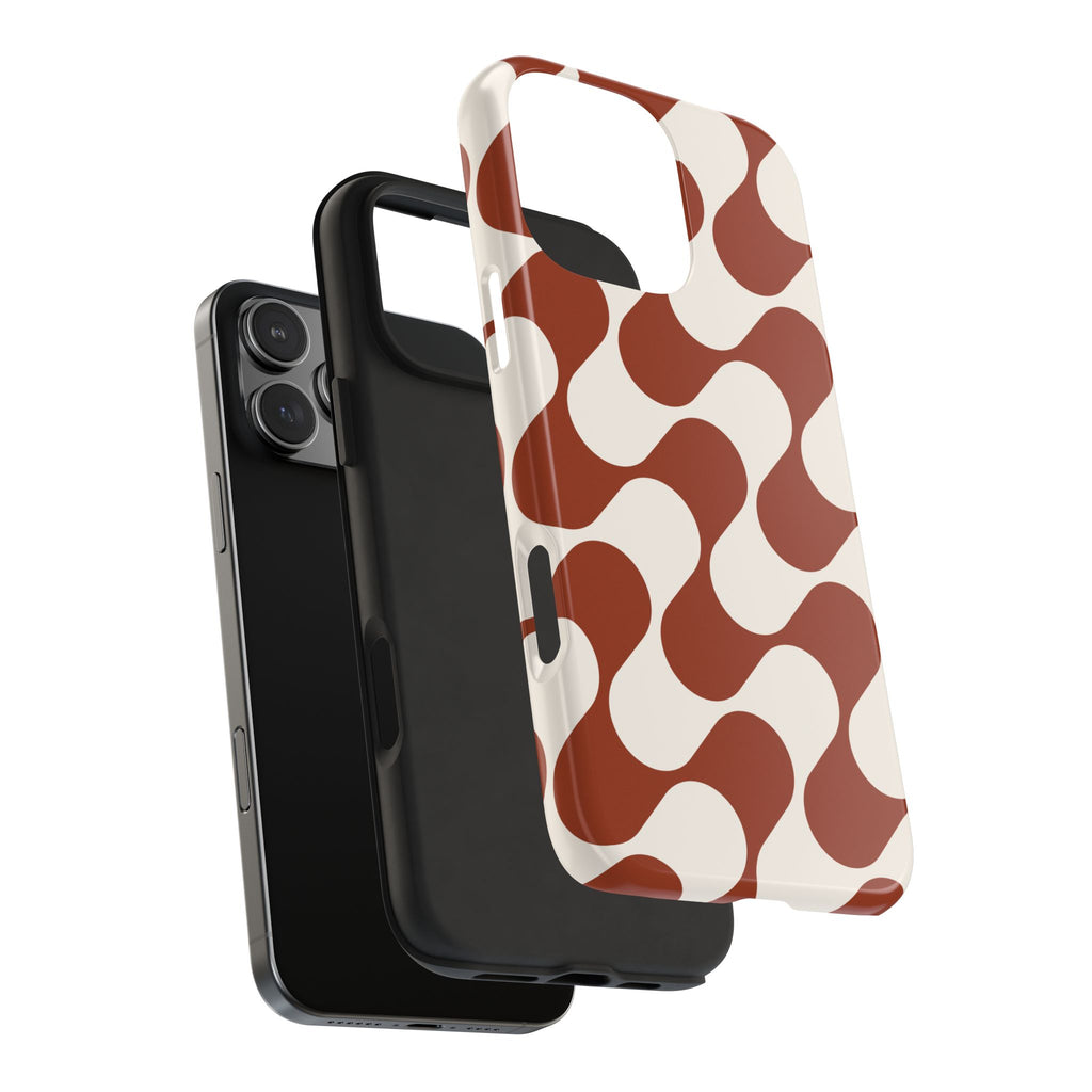 Terra Flow | Rust Abstract Mod Tough Phone Case