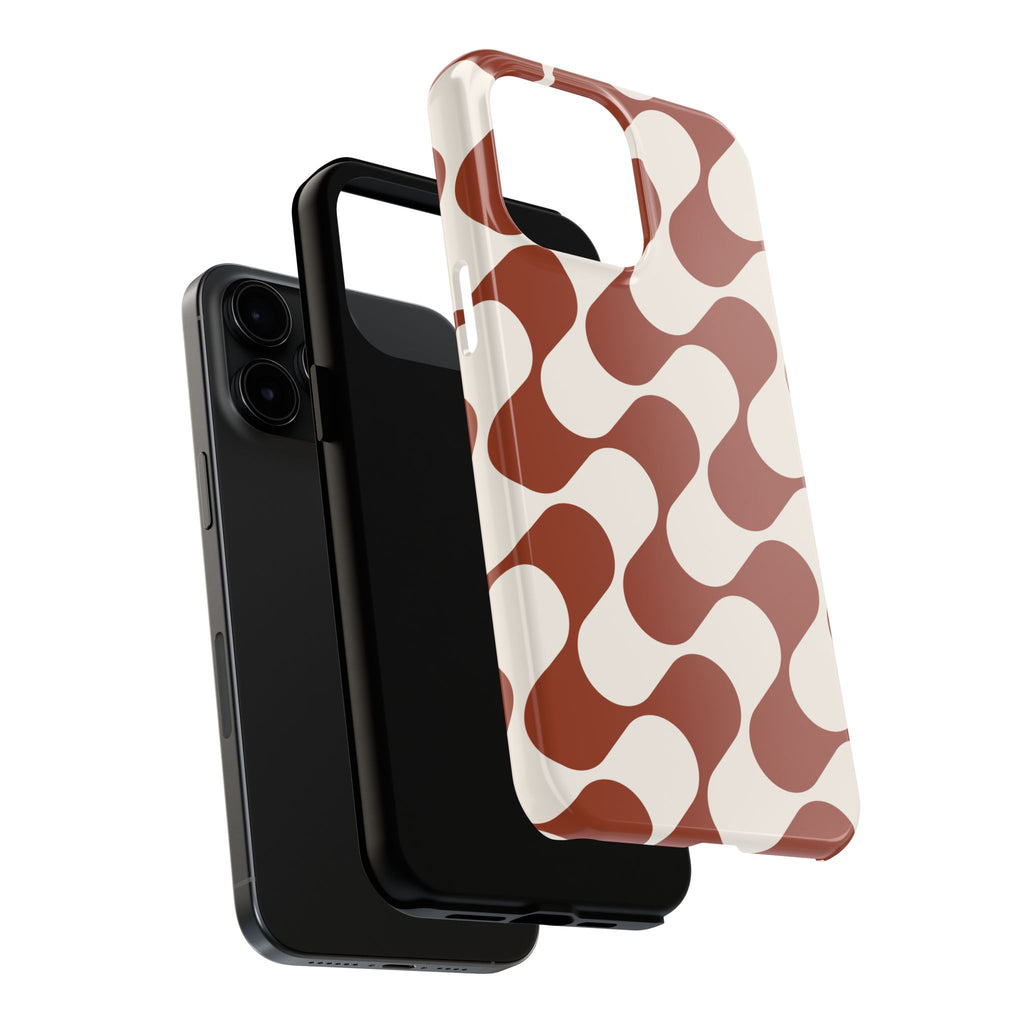 Terra Flow | Rust Abstract Mod Tough Phone Case