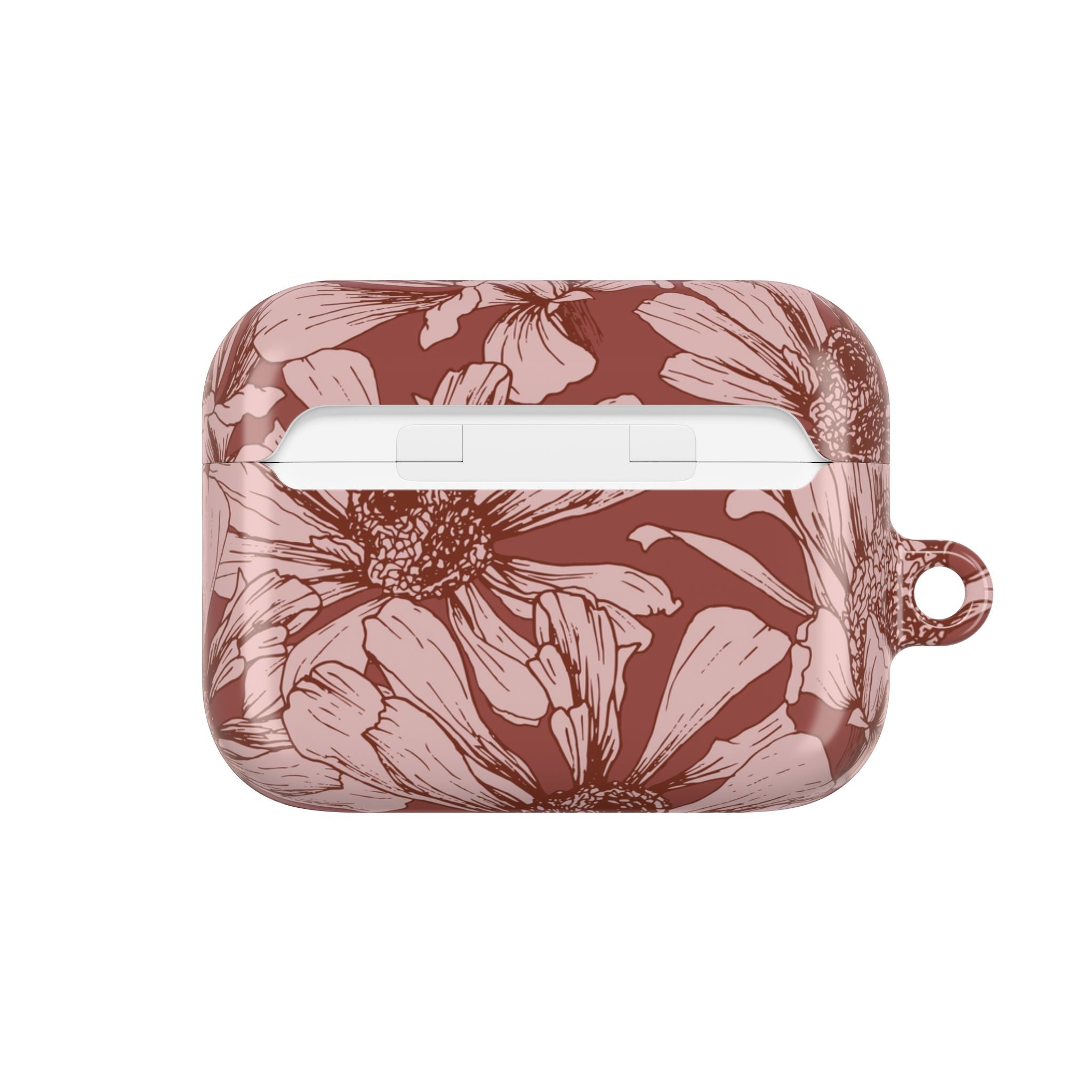 Pressed Bloom | Mocha Floral Sketch AirPods Case