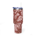 Pressed Bloom | Mocha Floral Sketch Tumbler