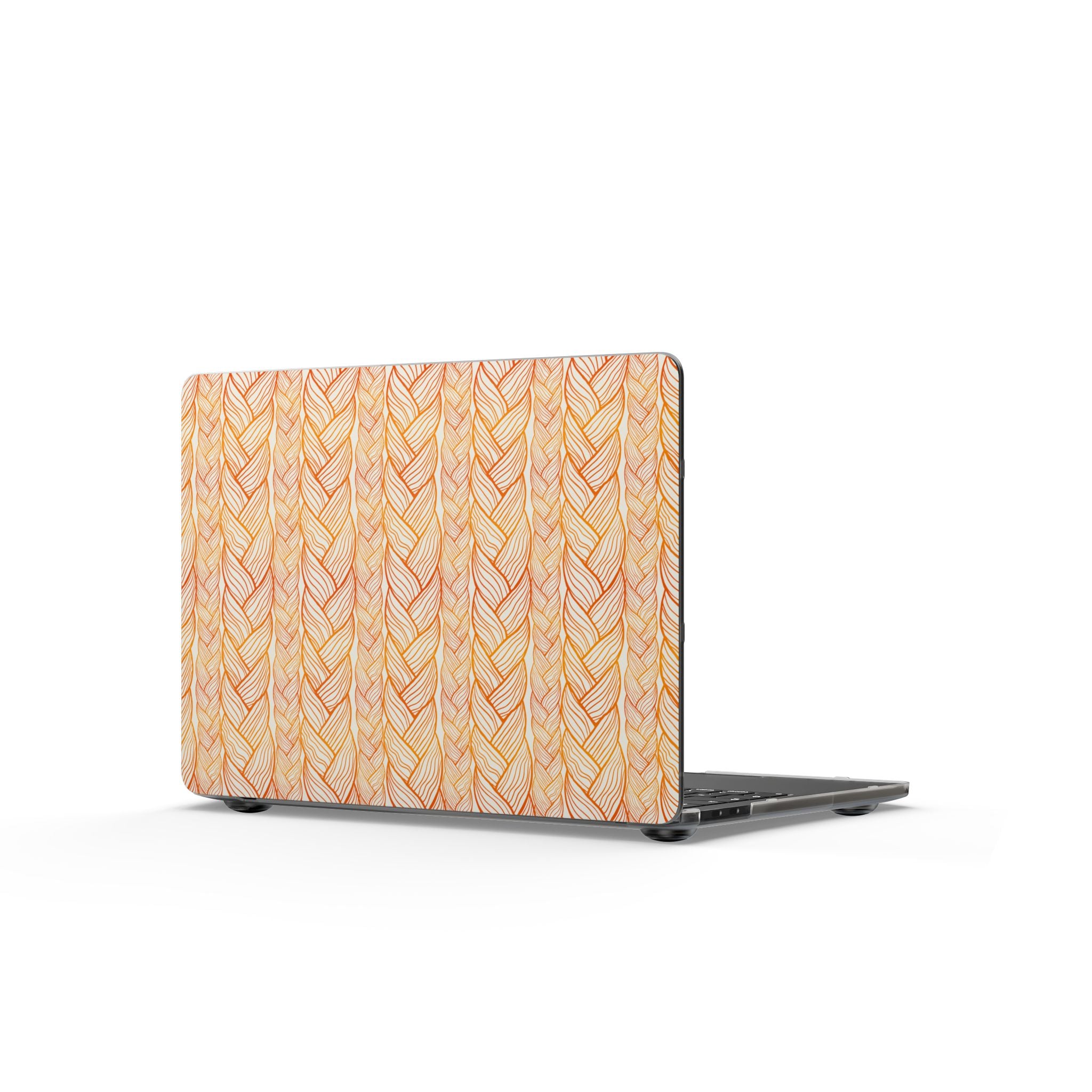 Golden Braid | Orange Braided Line Laptop Sleeve