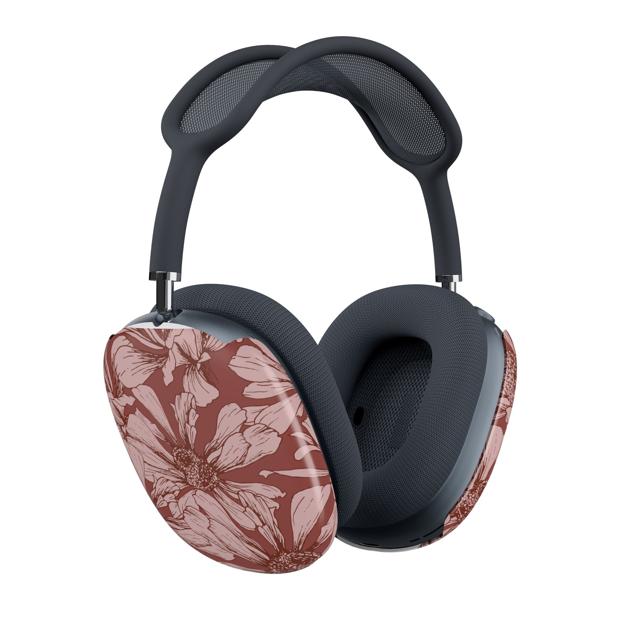 Pressed Bloom | Mocha Floral Sketch AirPods Max Case