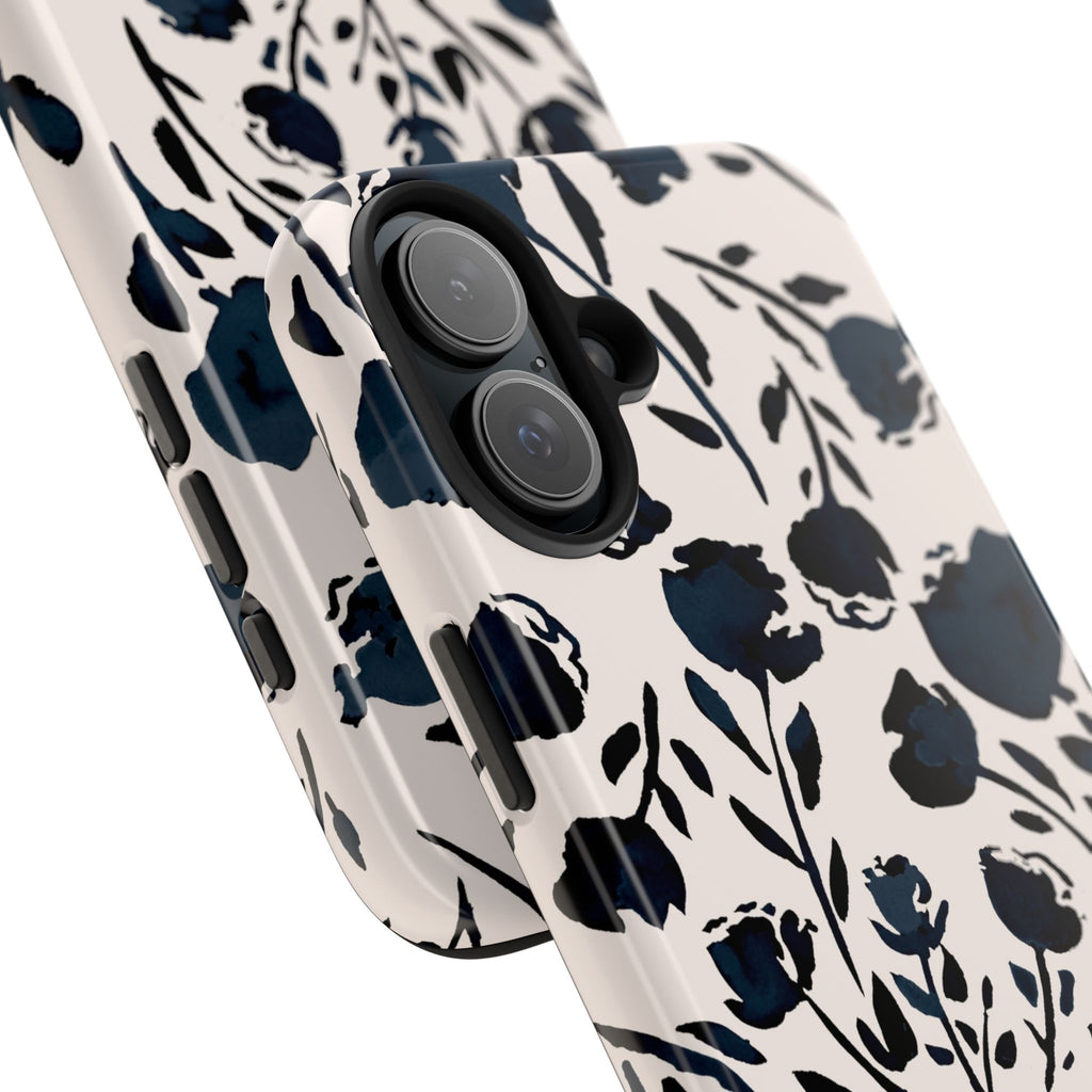 Midnight Meadow | Navy Floral Print Phone Case
