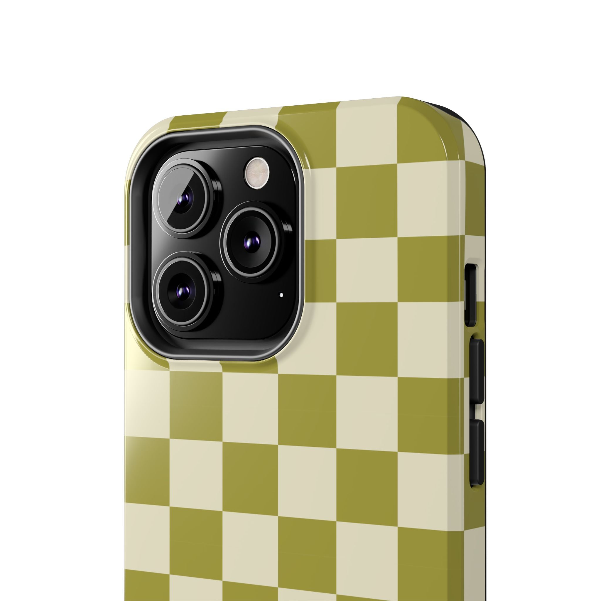 Maroon & Blush Striped Tough Phone Case — Durable Protective iPhone Cover