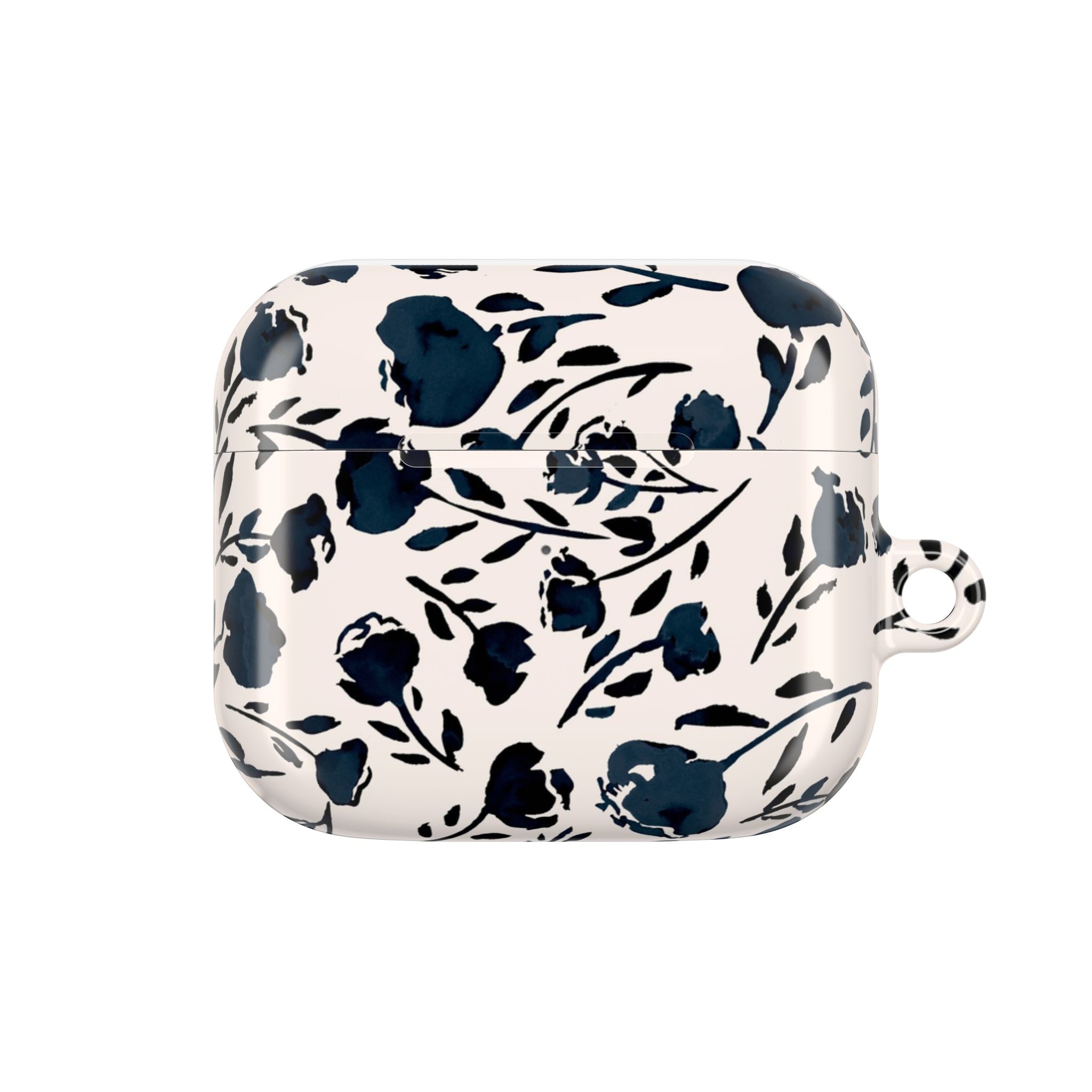 Midnight Meadow | Navy Floral Print AirPods Case