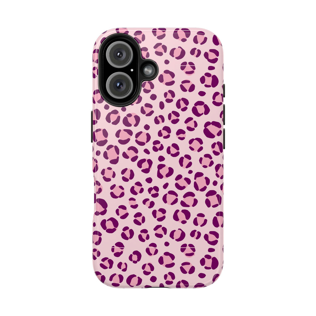 Rosé Wild | Pink Leopard Print Tough Phone Case