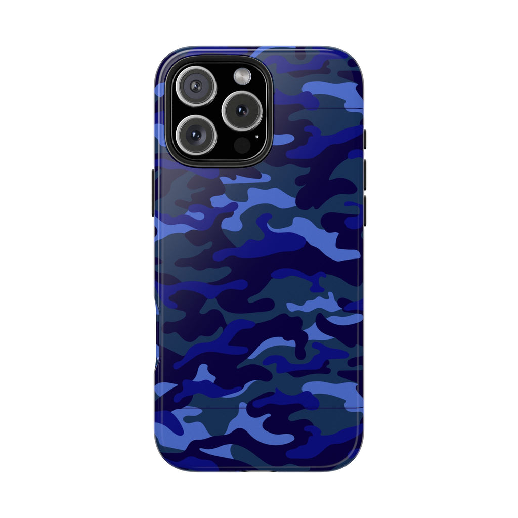 Maroon & Blush Striped Tough Phone Case — Durable Protective iPhone Cover