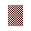 Parlor Check | Burgundy & Cream Checker Wrapping Paper