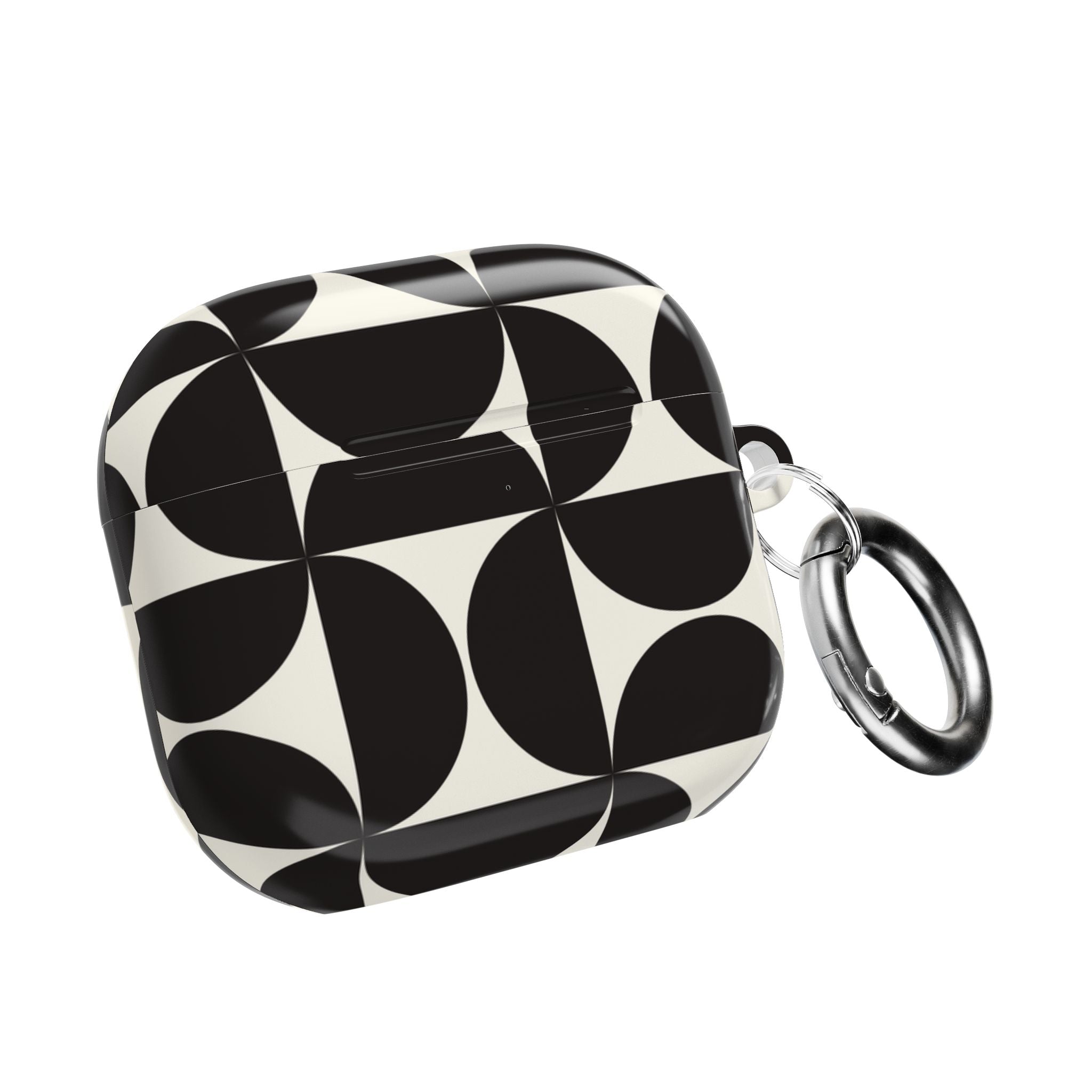 Noir Mod | Black Geometric Retro AirPods Case