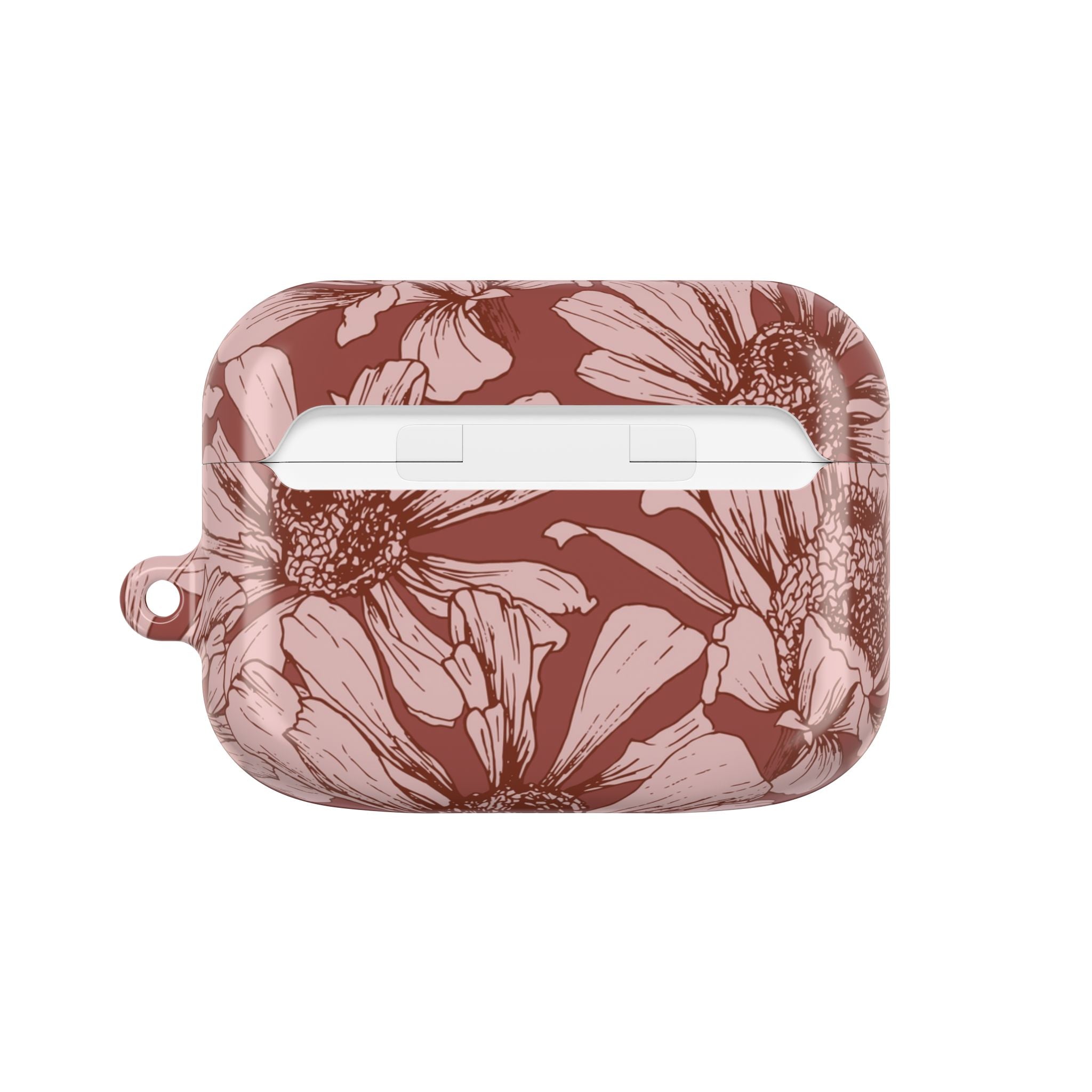 Pressed Bloom | Mocha Floral Sketch AirPods Case