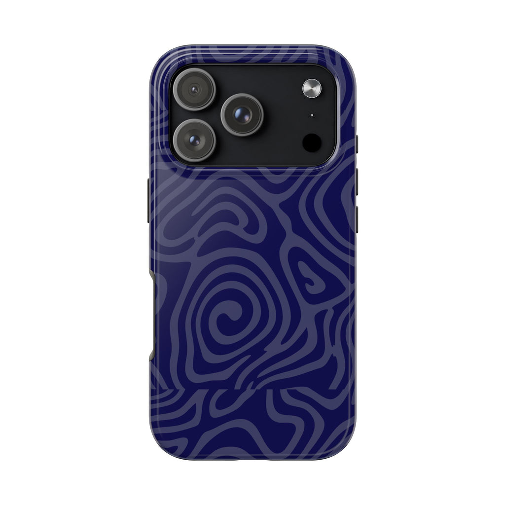 Indigo Swirl | Tough Phone Case