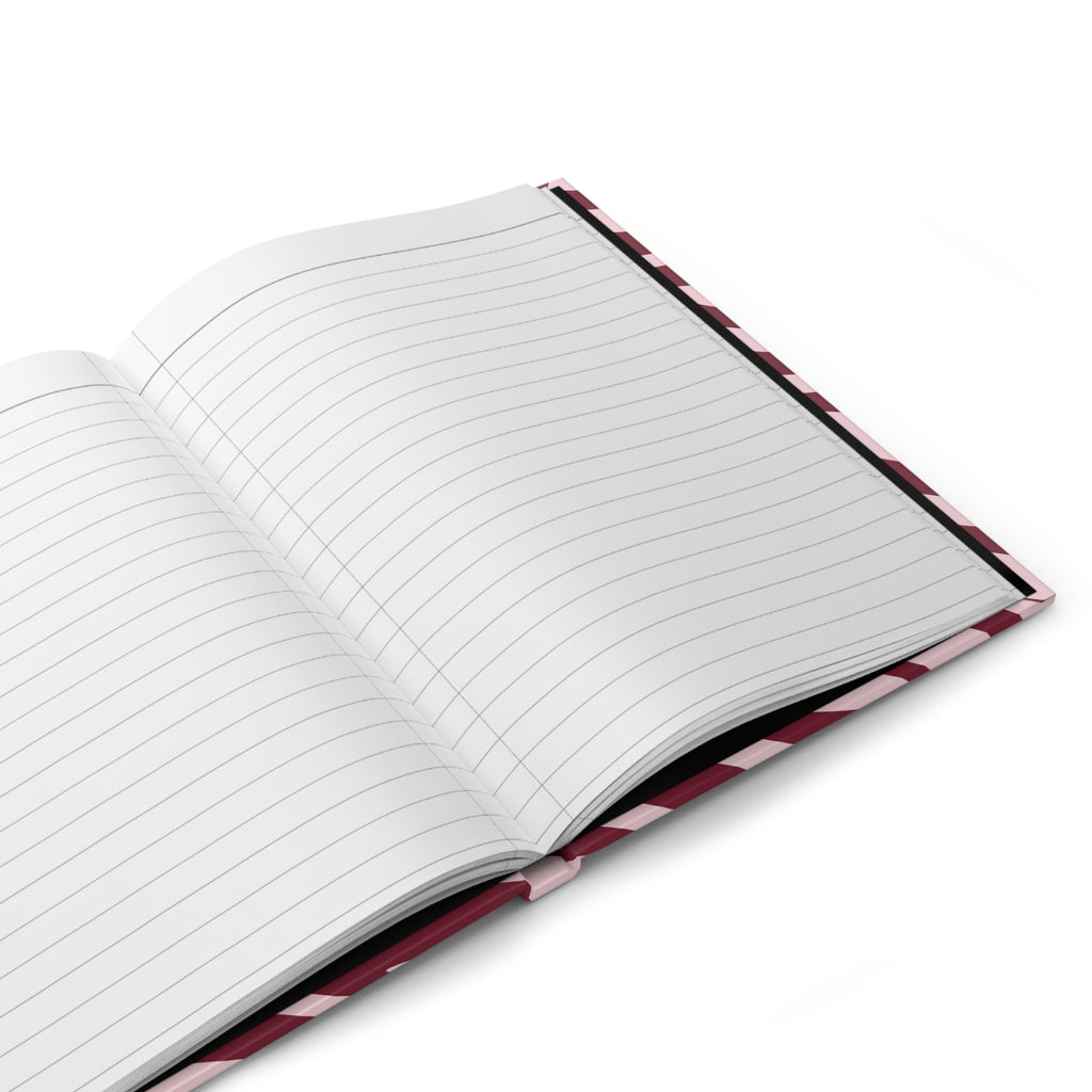 Velvet Zebra | Burgundy Zebra Print Journal