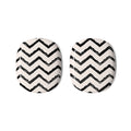 Zig Zag Edit | Black & Cream Chevron AirPods Max Case