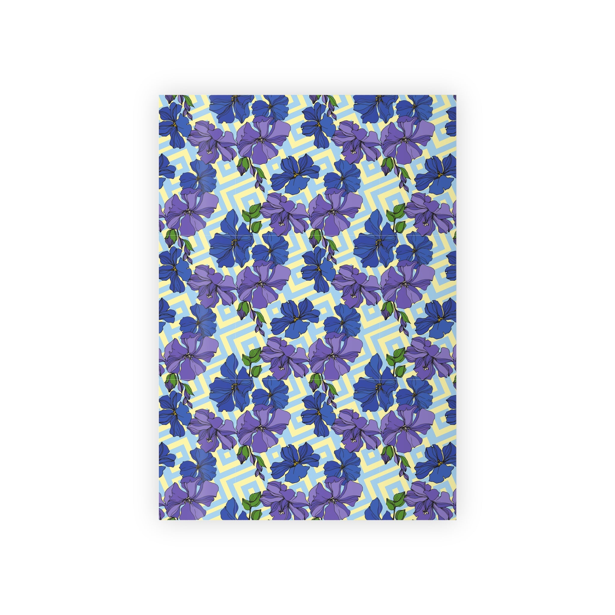 Bluebell Bloom | Blue Botanical Floral Wrapping Paper