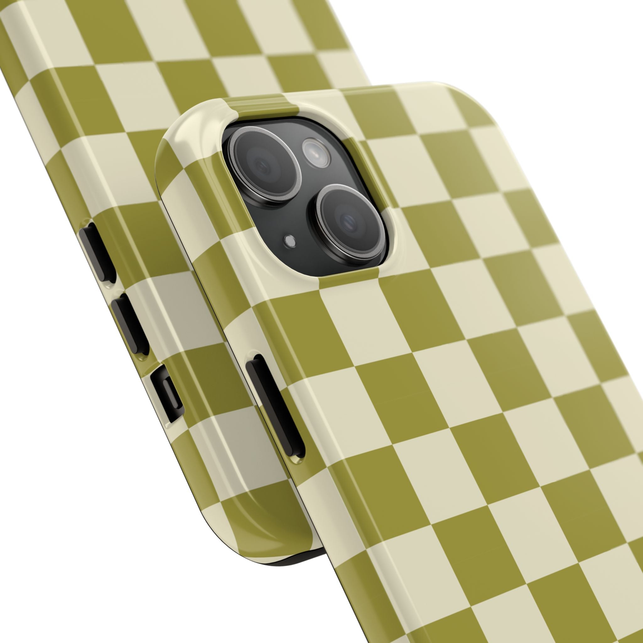 Maroon & Blush Striped Tough Phone Case — Durable Protective iPhone Cover
