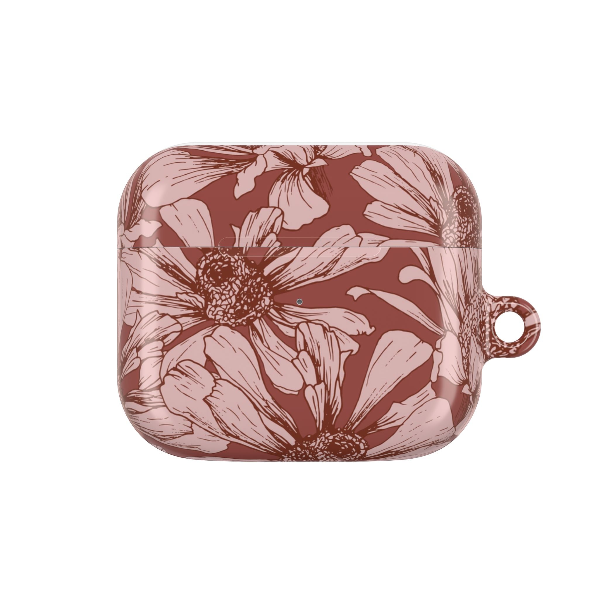 Pressed Bloom | Mocha Floral Sketch AirPods Case