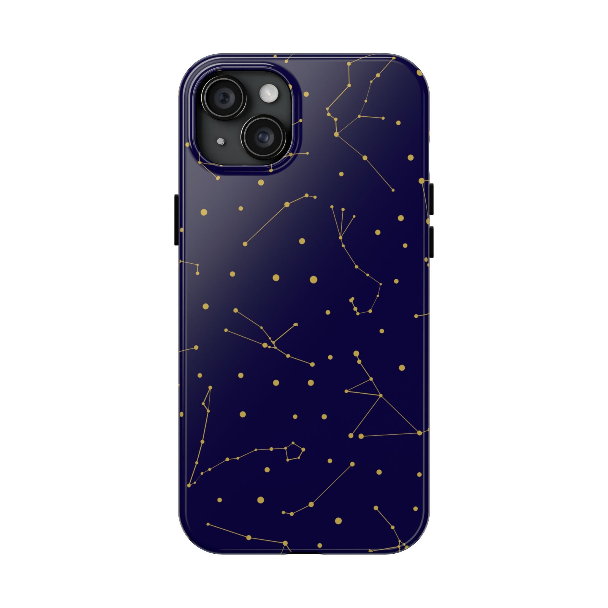 Maroon & Blush Striped Tough Phone Case — Durable Protective iPhone Cover