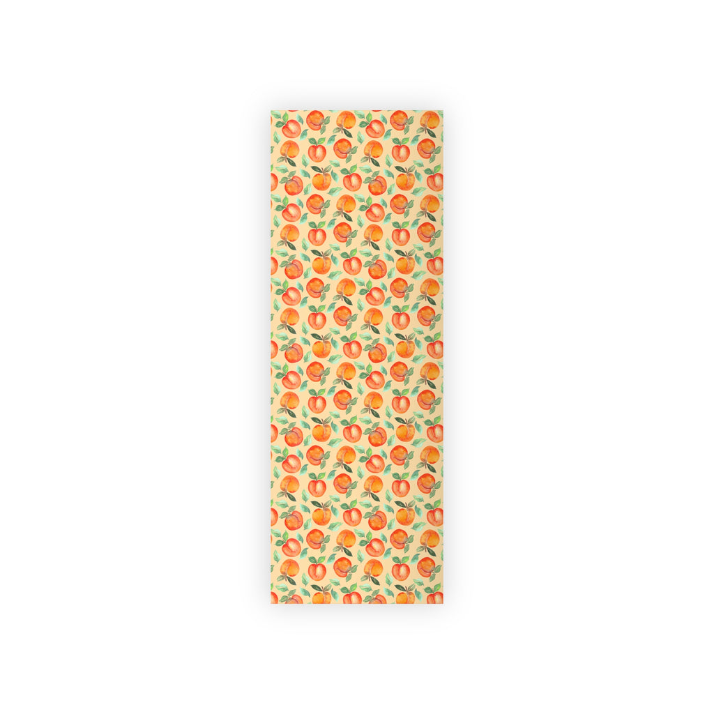 Peach Study | Watercolor Peach Pattern Wrapping Paper
