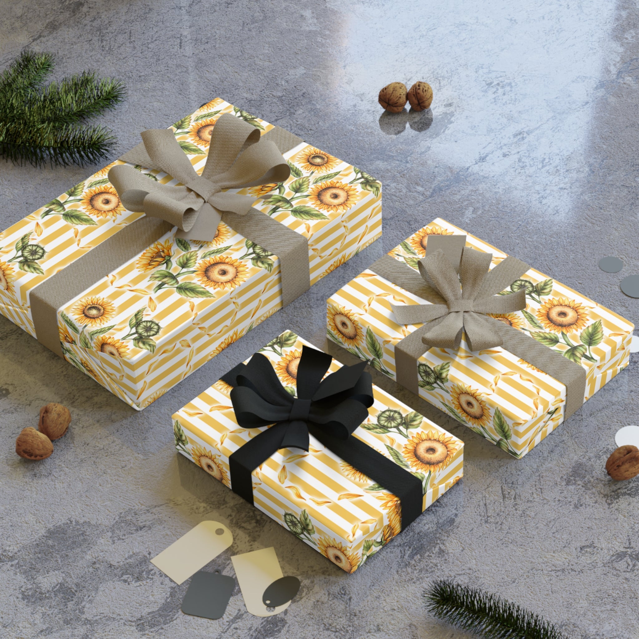 Golden Bloom | Wrapping Paper