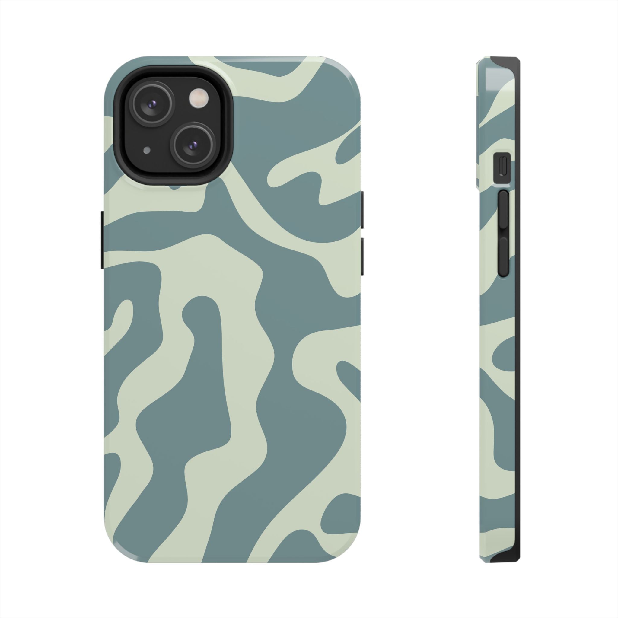 Blue Drift | Soft Blue Camo Phone Case