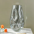 Nordic Light Stained Glass Vase – Irregular Silhouette | Soft Light, Quiet Glow Everyday